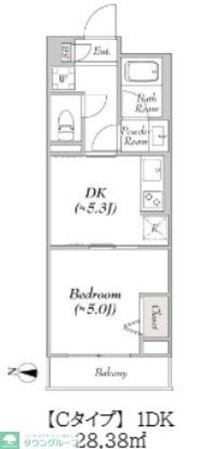 ルミークアン東陽町の物件間取画像